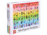 5007643 LEGO Jigsaw Minifigure Rainbow 1000 Piece Puzzle