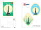 Eiffel Tower Postcard and Sticker Set thumbnail