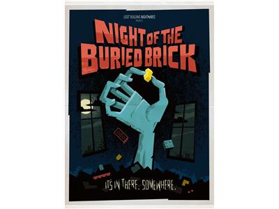 5008243 LEGO 'Night of the Buried Brick' Poster thumbnail image