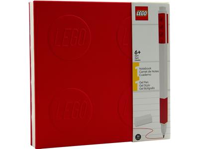 5008307 LEGO Notebook with Gel Pen - Red thumbnail image
