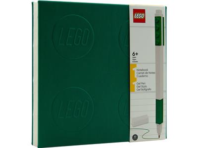 5008309 LEGO Notebook with Gel Pen - Green thumbnail image