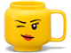 Small Ceramic Mug - Winking Girl thumbnail