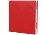 5009064 LEGO Locking Notebook with Gel Pen- Red