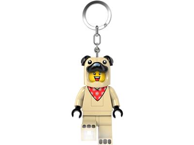 5009151 LEGO Pug Costume Guy Key Light Key Chain thumbnail image