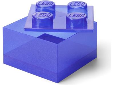 5009339 LEGO Purple Clear Brick Shaped Storage Box thumbnail image
