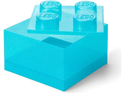 5009340 LEGO Light Blue Clear Brick Shaped Storage Box thumbnail image
