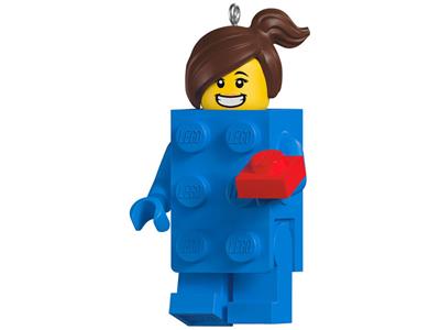 5009472 LEGO Hallmark Keepsake Brick Suit Girl Keepsake Ornament thumbnail image