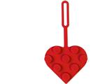 5009504 LEGO 3x3 Heart Bag Tag - Red