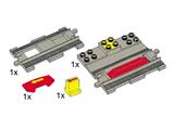 5024 LEGO Duplo Start / Stop Rail, Single Rail, Change of Direction Switch