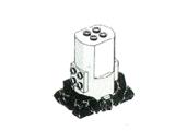 5040 LEGO Monorail Motor 9 V