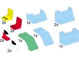 5051 LEGO Windscreens, Seats and Steering Wheels