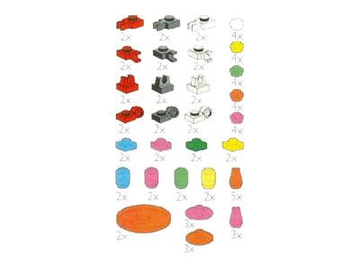 5053 LEGO Small Plates with Tool Holders, Disks and Cones Transparent thumbnail image