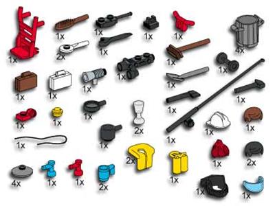 Lego accessories top