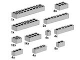 5145 LEGO Basic Bricks Grey