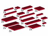 5147 LEGO Plates Assorted Red