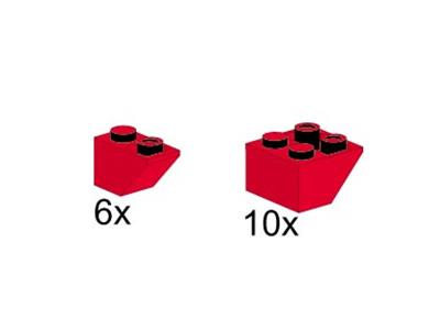 5161 LEGO 16 Inverted Slope Bricks thumbnail image
