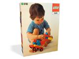 518-8 LEGO Duplo Bricks and Half Bricks And Trolley
