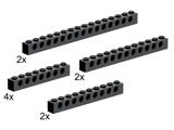 5235 LEGO 10 Large Technic Beams Black