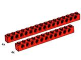 5238 LEGO 8 Technic Beams Red