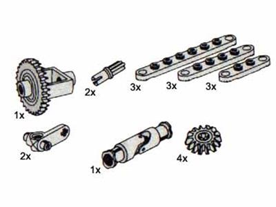 5242 LEGO Differential Housing and Steering Elements thumbnail image