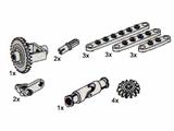 5242 LEGO Differential Housing and Steering Elements