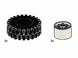 5248 LEGO 2 Tyres and Hubs 62 mm