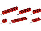 5249 LEGO 20 Technic Beams and Plates Red