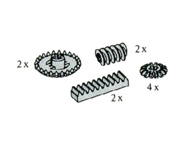 Technic Gear Rack Worm Gear Lego LEGO 5258 Technic Crown