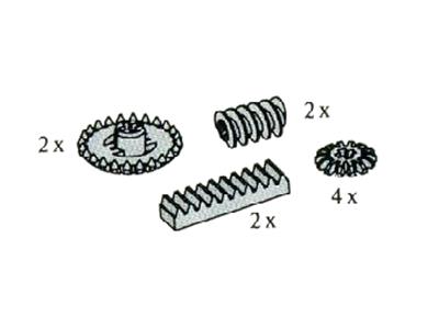 5258 LEGO Technic Crown Wheels, Gear Racks, Point Wheels, Worm Gears