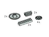 5258 LEGO Technic Crown Wheels, Gear Racks, Point Wheels, Worm Gears