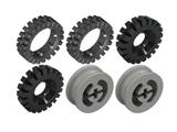 5265 LEGO Wheels with 43 and 24 mm Tyres