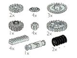 5276 LEGO Technic Gear Wheels, Worm Gears and Racks, Universal Joints