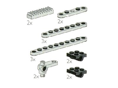 5279 LEGO Technic Steering Elements, Plates and Gear Racks