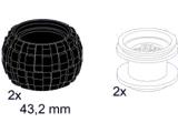 5283 LEGO Balloon Tyres 43.2 mm