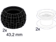 Balloon Tyres 43.2 mm thumbnail