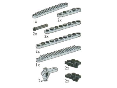 5290 LEGO Technic Plates, Gear Racks