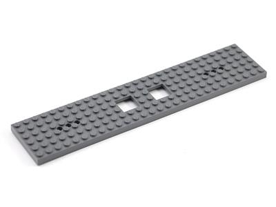 5301 LEGO Trains Wagon / Carriage Plate 6x28, Grey