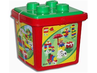 5339 LEGO Duplo Small Bucket with Dog thumbnail image