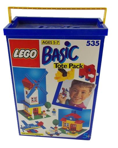 LEGO 535-1 Basic Building Set, 5 Plus Set Parts Inventory and Instructions  - LEGO Reference Guide