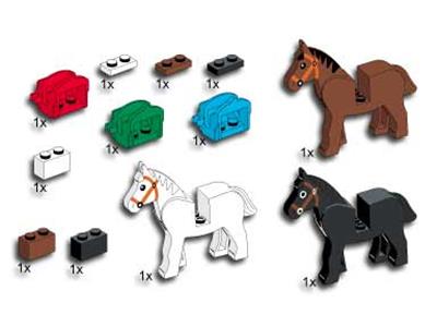 5394 LEGO 3 Horses and Saddles thumbnail image