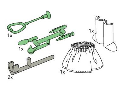 5395 LEGO Belville Hospital Accessories thumbnail image