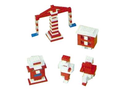 6-4 LEGO Samsonite Kraft Velveeta Mini-Wheel Model Maker Set 6