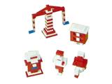 6-4 LEGO Samsonite Kraft Velveeta Mini-Wheel Model Maker Set 6