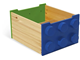 Rolling Storage Box Blue and Green thumbnail