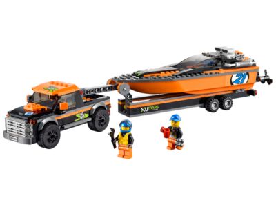 60085 LEGO City 4x4 with Powerboat