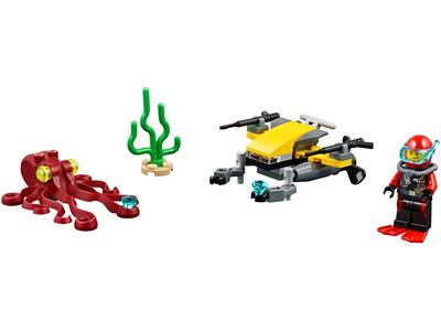 60090 LEGO City Deep Sea Explorers Deep Sea Scuba Scooter thumbnail image