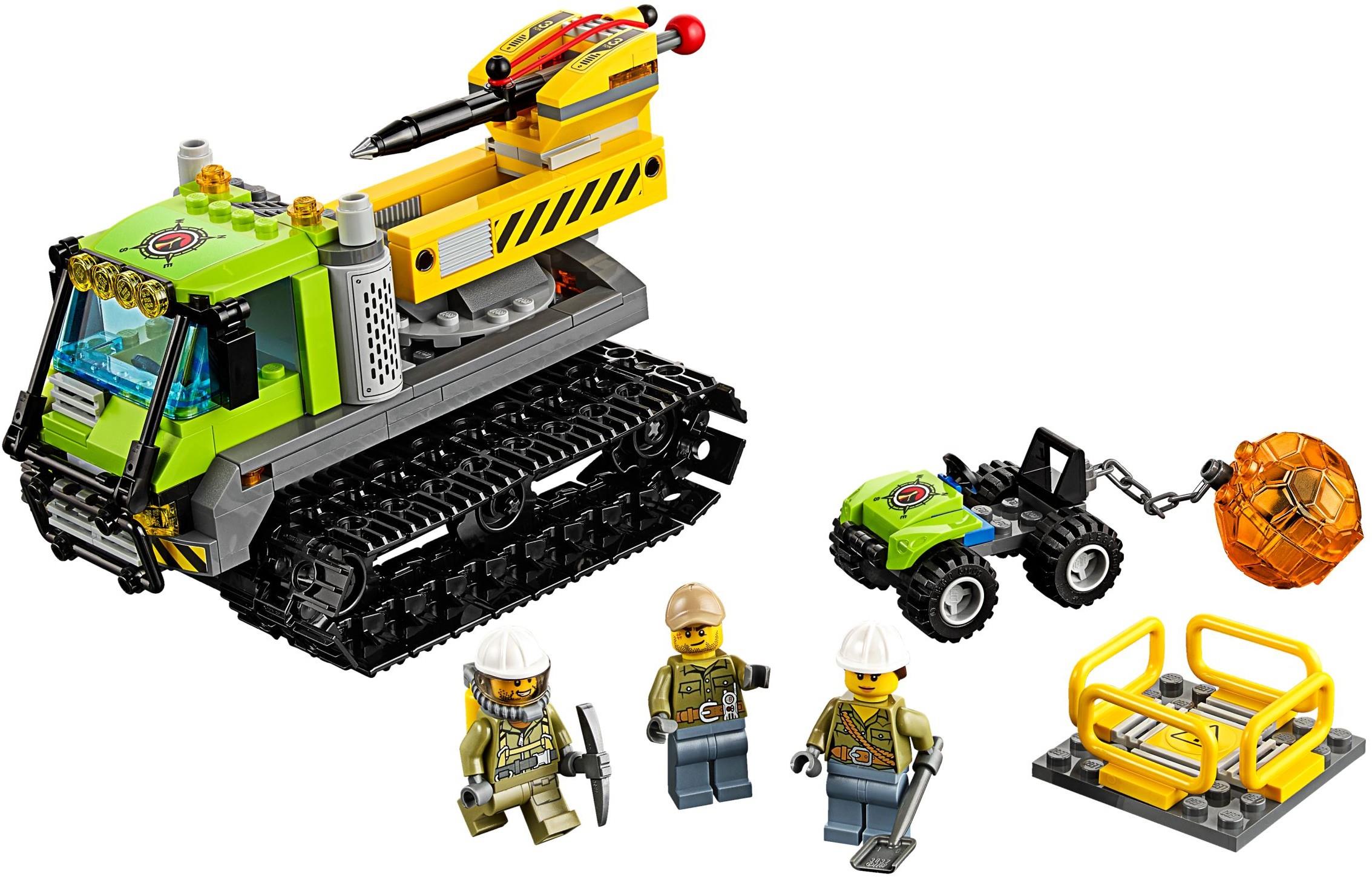 Kartoon　F50&PREDATOR LEGO 60122 City Volcano Crawler | BrickEconomy