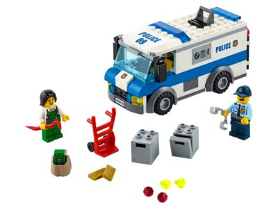 lego city police money transporter