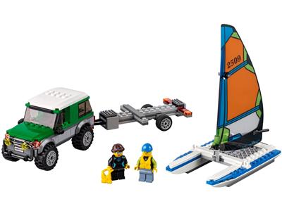 60149 LEGO City Harbor 4x4 with Catamaran thumbnail image