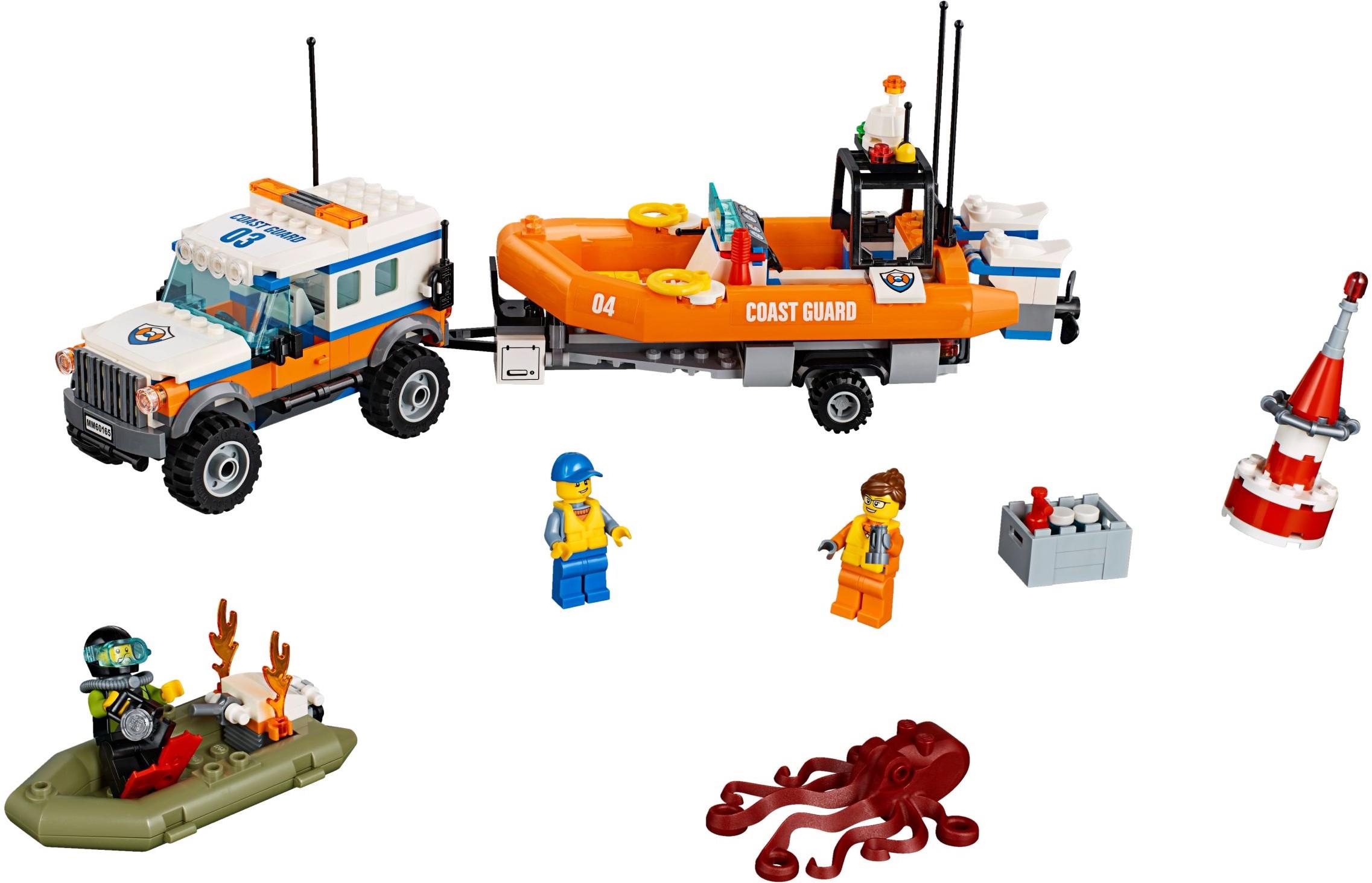 LEGO 60165 City Coast Guard 4x4 Response Unit BrickEconomy